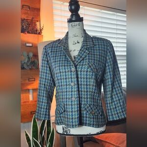 Walter Wool Houndstooth Blazer